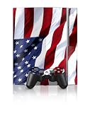 Patriotic Design PS3 Playstation 3 Body Protector Skin Decal Sticker