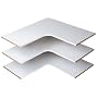 Easy Track RS3003 29-7/8-Inch Corner Shelves, White