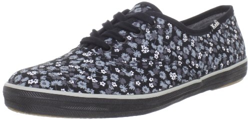 Keds Women's Champion Floral Oxford,Black,8.5 M US