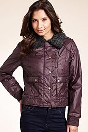 Indigo Collection Pure Cotton Wax Bomber Jacket