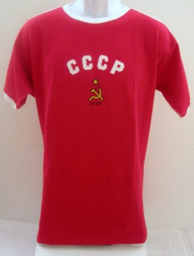 Cccp Russia Soccer Red Mens T-shirt Jersey Small