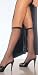 Leg Avenue NWT 0801 Lycra Control Top Pantyhose Navy Blue/ One Size Image