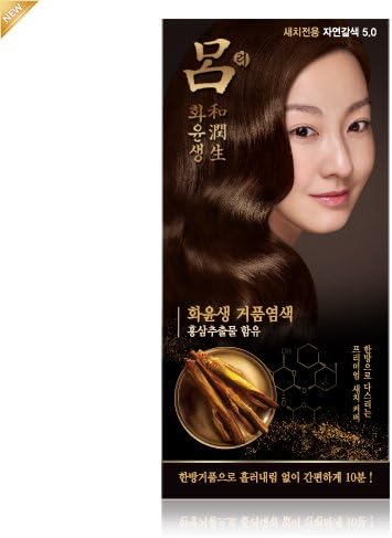 [Ryeo] Hwayunsaeng Easy&speedy Foam Hair Color, 5.0 Natural Brown