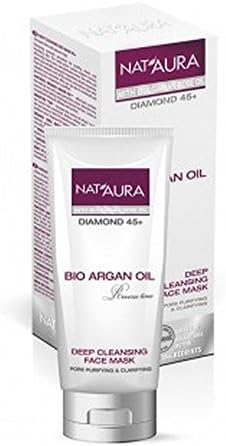 Deep cleansing face mask "NAT'AURA" 45+ / Renewing cosmetic procedure for healthy, elastic and breathing skin.