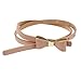 Bestpriceam 1pc Candy Leather Women Skinny Butterfly Bow Waist Belt Waistband