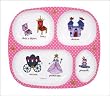 Baby Cie Tv Tray 4 Part Divided Tray 8 with French Wording and Theme, Princess