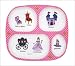Baby Cie Tv Tray 4 Part Divided Tray 8 with French Wording and Theme, Princess
