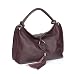 Soft Calf leather Handbag for ladies purple, Anthoni Crown