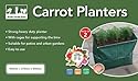 Proteam GH1038 Ready Steady Grow Your Own Set of 2 Carrot Planters