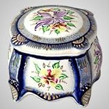 Floral Handpainted Porcelain Box