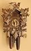 Cuckoo Clock - Hubert Herr Leaf & Bird Cuckoo Clock with Hi-Lites, Model #8202T