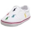 Polo Ralph Lauren Layette Infant Bal Harbour Crib Shoe,White,0 M US Infant