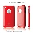 elago S3 Case for iPhone 3G/3GS (High Glossy)-Extream Hot Red + Universal Dock Adapter + S2 Stand included