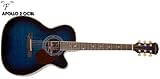 Freshman Apollo 2 OCBL Electro Acoustic Guitar, Blue