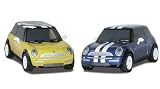 Scalextric C3128 BMW Mini Yellow/ Blue 1:32 Scale Street Super Resistant Twin Car Pack