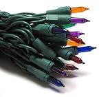 Good Tidings SBC64405 G.E. String-A-Long Constant ON Miniature Christmas Lights, Multi-Colored