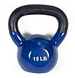 J Fit Premium Vinyl Kettlebell 15 lbs