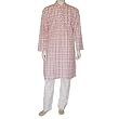 Mens Summer Fashion Kurta Pajama Long Sleeve Cotton Dress Chest :38 inches (gkp644)