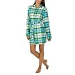 Xhilaration&reg; Juniors Flannel Sleepshirt - Green Plaid