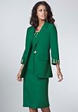 Roamans Plus Size Studded Jacket Dress