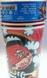 Riethmuller - Gobelets en plastique - Pirates : Lot de 8 gobelets
