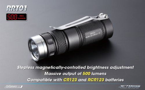  JETBeam RRT01 500 Lumen CREE XM-L LED Flashlight 