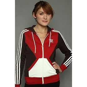Buy adidas The Fleece Hooded Track Top in Brown,Jackets for Women by adidas