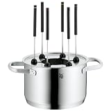 WMF 1790166030 Fonduetopf 16cm, Spritzschutz + Gabeln COOK