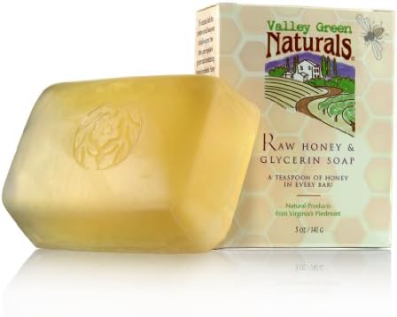 Valley Green Naturals Raw Honey and Glycerin Soap, Sweet Orange, 5 Ounce