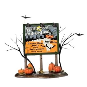 Dept. 56 Halloween Festival Billboard