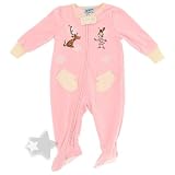 The Grinch Pink Max and Cindy Lou Who Footed Blanket Sleeper for Baby and Toddler Girls