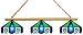 Imperial Seattle Mariners Licensed Three Shade Stained Glass Billiard Table Lamp