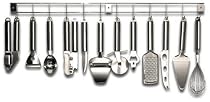 Tarrerias Bonjean -430400- Barre de Support D'Ustensiles Cuisine - 12 Pièces - Inox