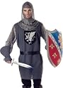 Mens Renaissance Outfit Male Royal King Arthur Knights of the Round Table Medieval Knight Costume