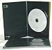 5 Slim Black Single DVD Empty Replacement Boxes with Wrap Around Sleeve #DVBR07BK (7mm)