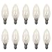 10x Osram Kerzenlampe Gl�hbirne Classic B CL E14 25Watt klar