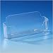 VITAdisplays� 10er-Pack Visitenkartenhalter / Visitenkartenst�nder / Querformat, Transparent (10�NE-095)