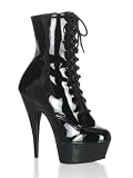 Sexy Ankle High Platform Pole Dancer Boots - 11