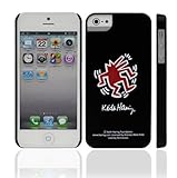 Keith Haring, Apple iPhone5 Case, iphone 5 / 5S, Include Protective Screen, Mobile Matt Keith Haring Cover (Check AT&T, Verizon, Sprint, T-Mobile) - Cell Cover Retail Package (Black)