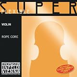 Thomastik Superflexible Violin Strings, Complete Set, WEICH (Light), 15, 4/4 Size, with Chrome Steel E