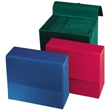 Wilson Jones ColorLife Expanding Wallets, 9.5 x 11.75 Inches, Dark Blue, 50 Units (WCC719-4BL)