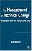 Book The Management of Technical Change: Automation in the UK and USA since 1950