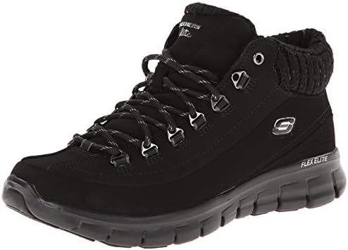 Skechers Women's Strong Will Snow Boot,Black,8 M US