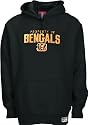 Cincinnati Bengals Youth Black NFL Timeless Embroidered Hooded Sweatshirt By Reebok