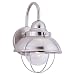 Sea Gull Lighting 8870-98 Outdoor One-Light Wall Lantern, Brushed Stainless Steel Finish