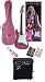 SX GRE1K CPK + GA 1565 STCAD Pink Extended Electric Guitar Package w/Carry Bag, Instructional DVD and Strap