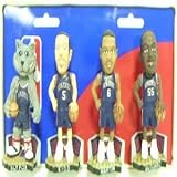 New Jersey Nets Road Jersey Forever Collectibles Mini Bobble Head Set