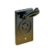 Marinco 2018BR-MB Marine Battery Charging and Trolling System Receptacle and Bracket (4-Wire, 12/24-Volt Locking, Female)