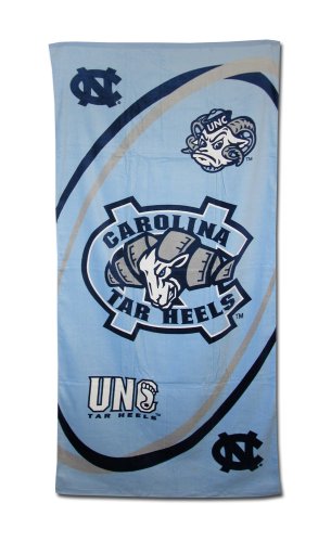 North Carolina Tarheels Fiber Reactive Pool/Beach/Bath Towel (Team Color)