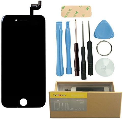 iPartshop Repair and Replacement LCD Display Touch Screen Digitizer for iPhone 6S 4.7 inch (AT&amp;T/ Verizon/ Sprint) + Free Advanced Customization Tools (Black)